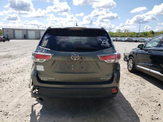 2016 Toyota Highlander Xle VIN: 5TDJKRFH5GS343961 Lot: 54358994