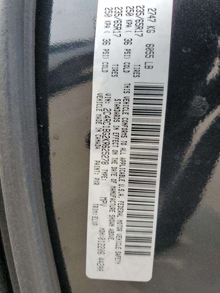 2C4RC1BG2KR625278 2019 Chrysler Pacifica Touring L
