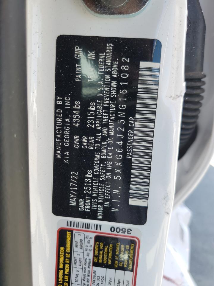 5XXG64J25NG161082 2022 Kia K5 Gt Line