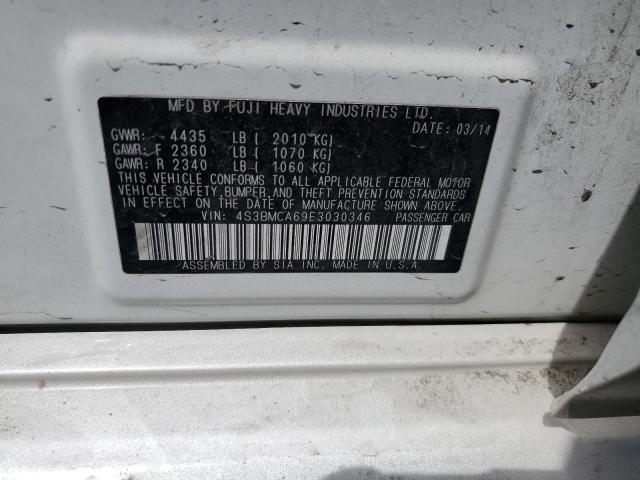 4S3BMCA69E3030346 2014 Subaru Legacy 2.5I