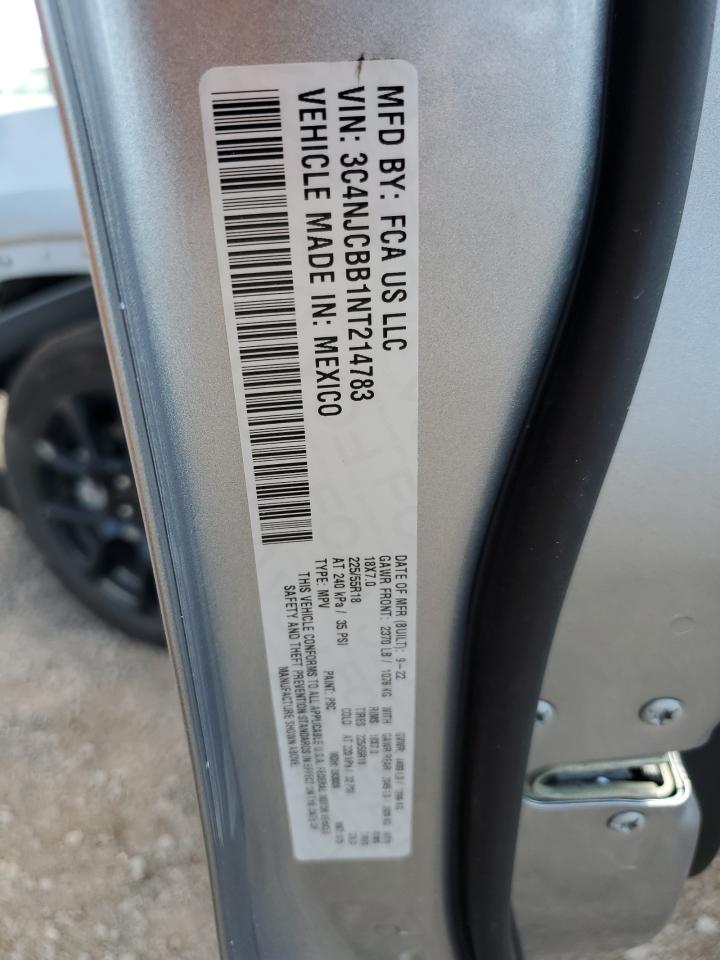 3C4NJCBB1NT214783 2022 Jeep Compass Latitude