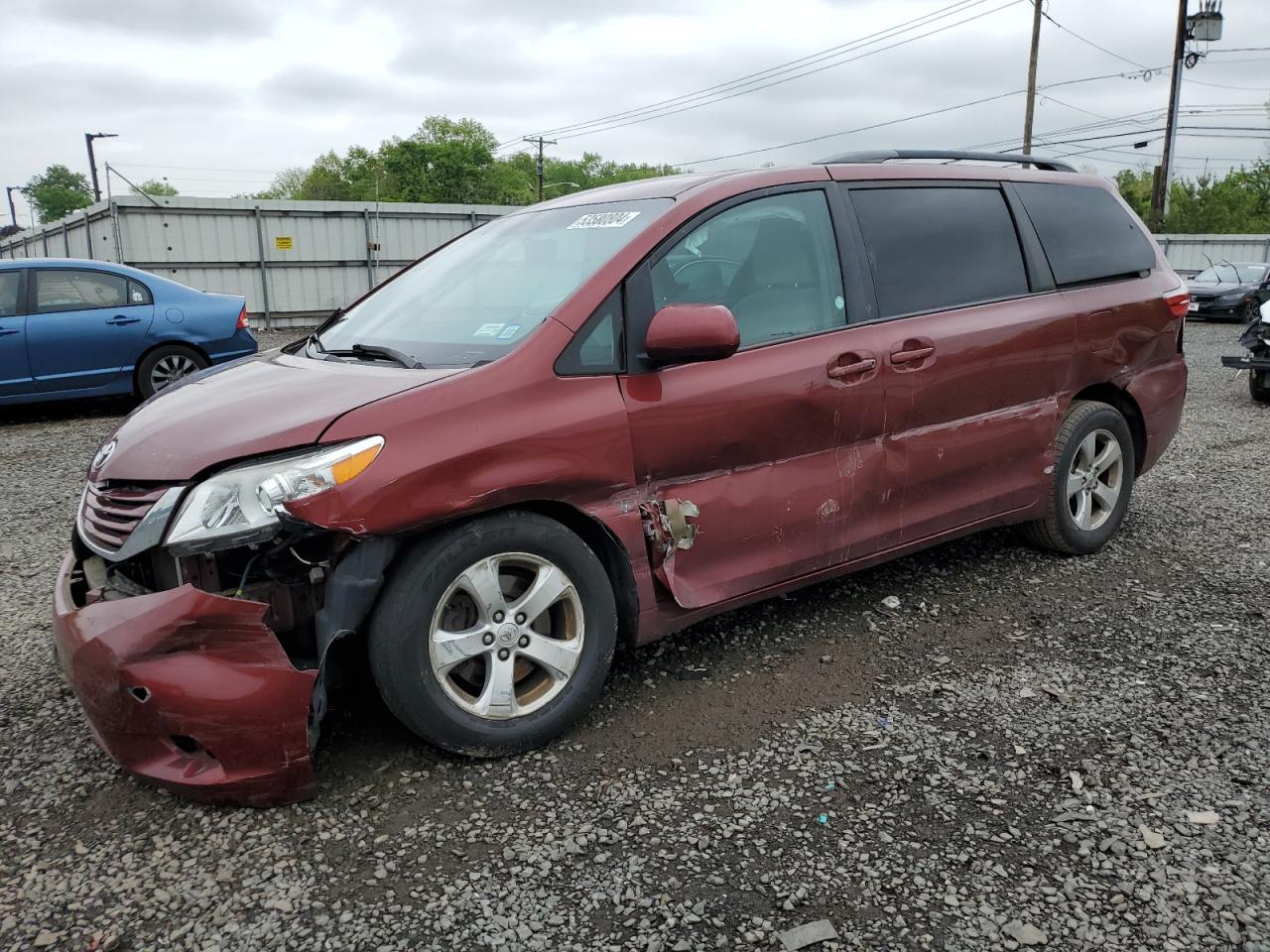 5TDKZ3DC2HS823512 2017 Toyota Sienna Le