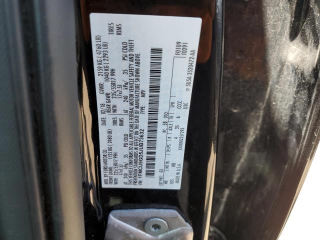 2018 Ford Escape Se VIN: 1FMCU9GD5JUB73632 Lot: 55873514