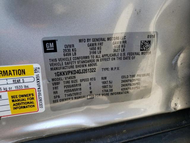 2016 GMC ACADIA SLE - 1GKKVPKD4GJ261322