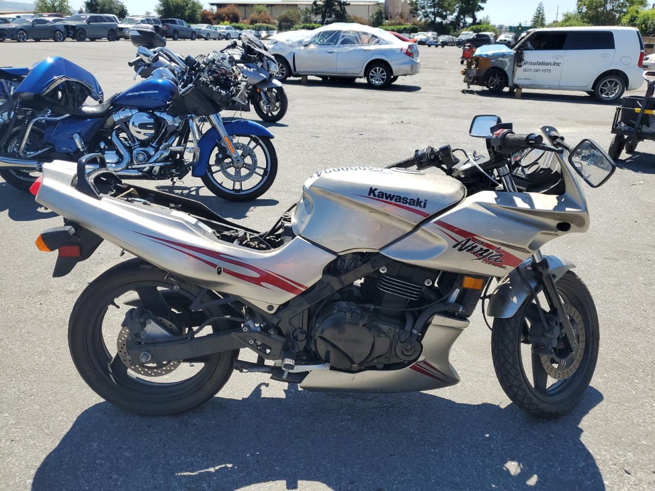 2007 Kawasaki EX500-D at CA - San Martin, Copart lot 54090094 