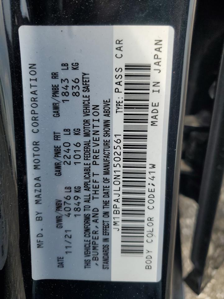 JM1BPAJL0N1502561 2022 Mazda 3