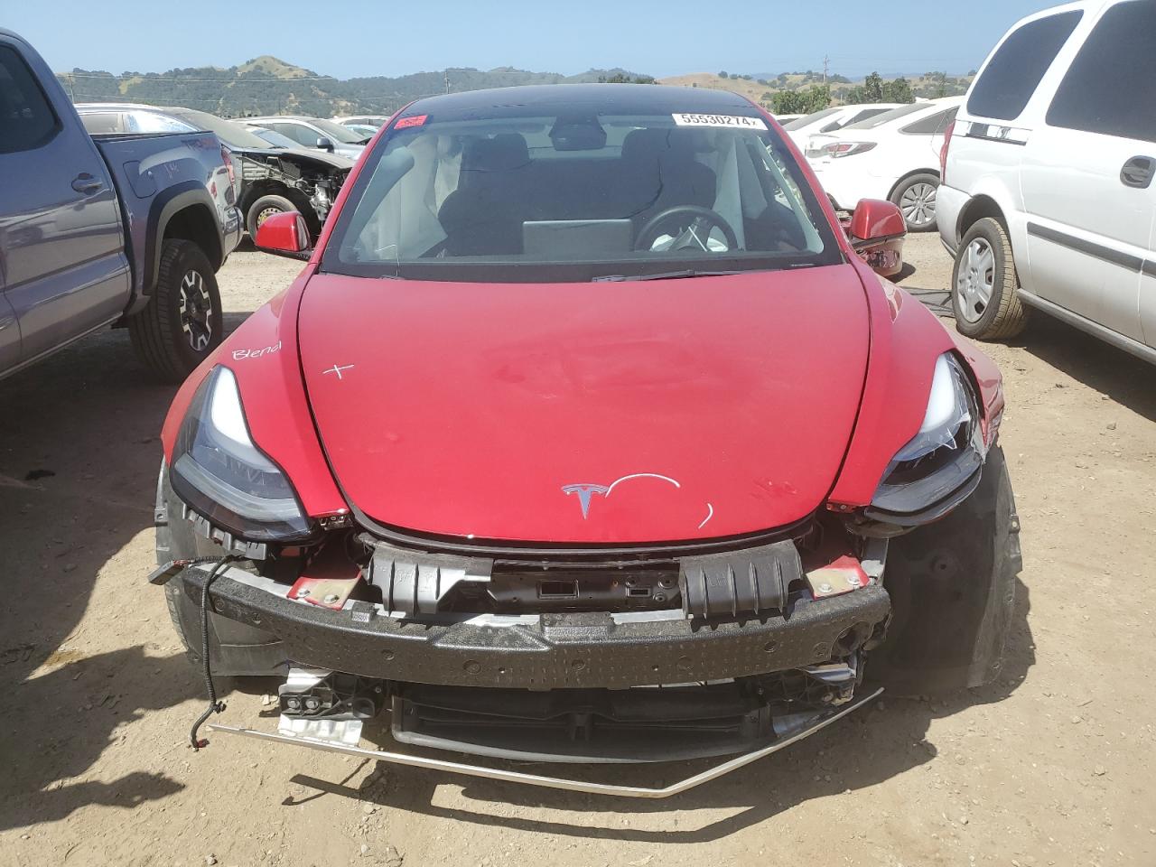 5YJ3E1EB7NF130123 2022 Tesla Model 3