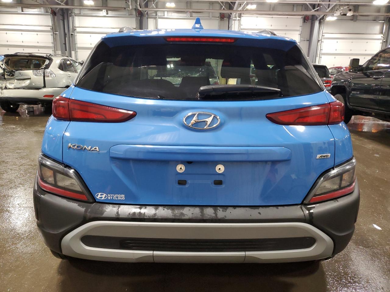 2022 Hyundai Kona Sel vin: KM8K6CAB5NU900882