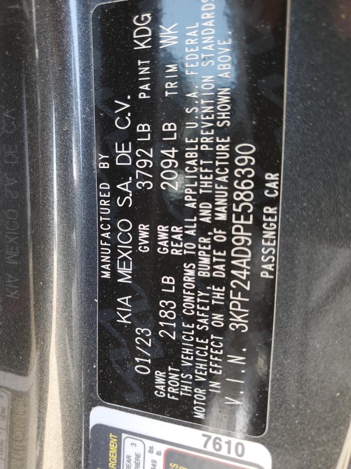 3KPF24AD9PE586390 2023 Kia Forte Lx