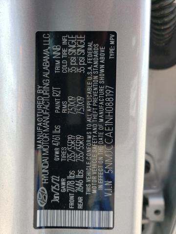 2022 Hyundai Tucson Sel VIN: 5NMJCCAE1NH088197 Lot: 55895484