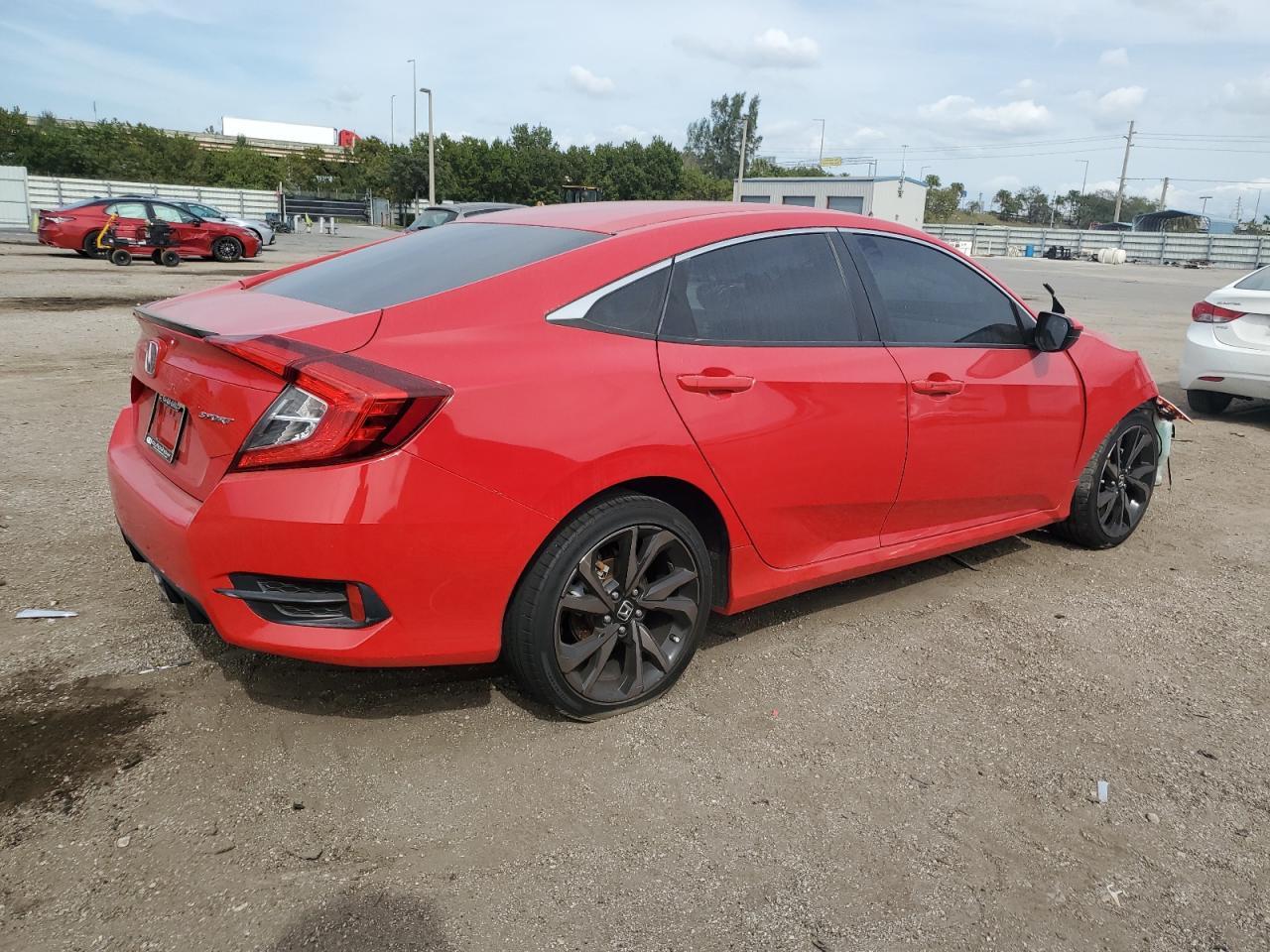 2HGFC2F8XKH548596 2019 Honda Civic Sport