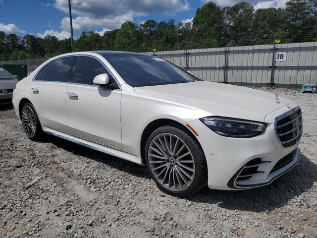 2022 Mercedes-Benz S 500 4Matic VIN: W1K6G6DB6NA166647 Lot: 51752484