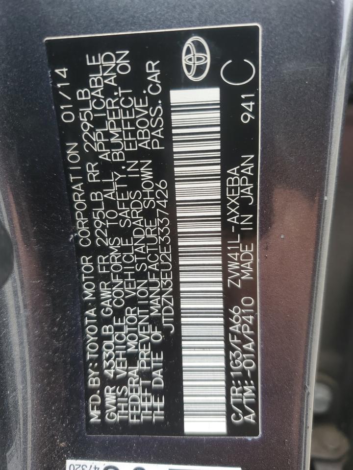 JTDZN3EU2E3337426 2014 Toyota Prius V