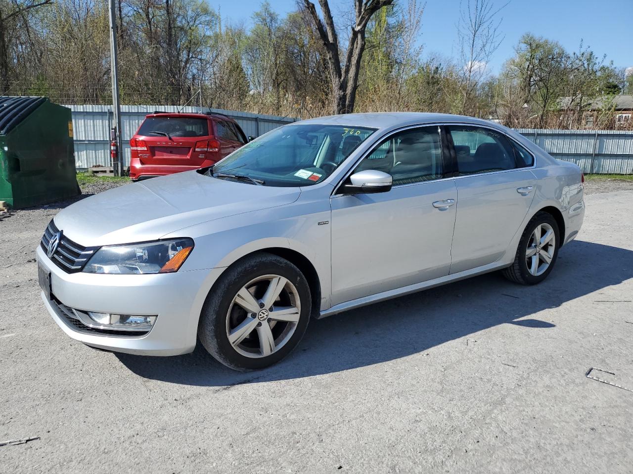 2015 Volkswagen Passat S vin: 1VWAT7A38FC120825