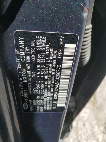 2019 HYUNDAI KONA SE KM8K12AA6KU266770