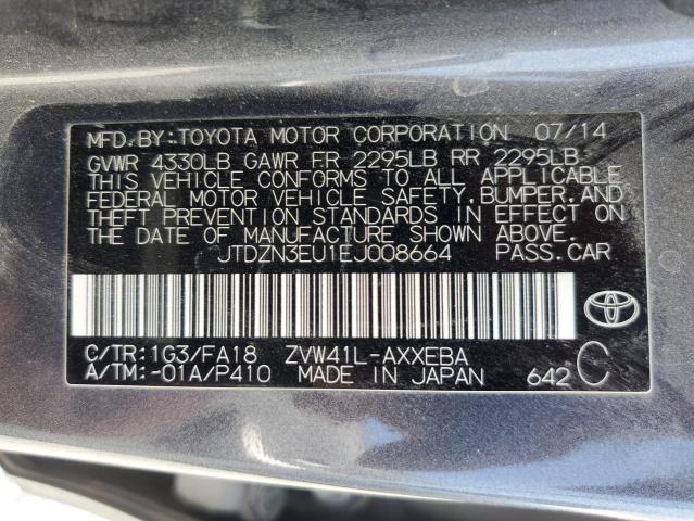 2014 Toyota Prius V VIN: JTDZN3EU1EJ008664 Lot: 55066764