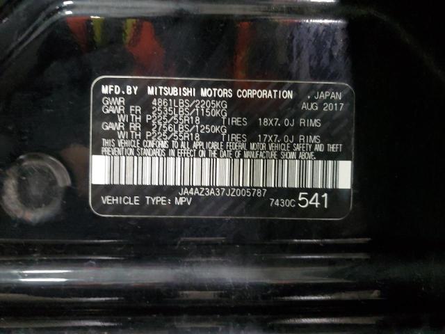 2018 Mitsubishi Outlander Se VIN: JA4AZ3A37JZ005787 Lot: 55948114