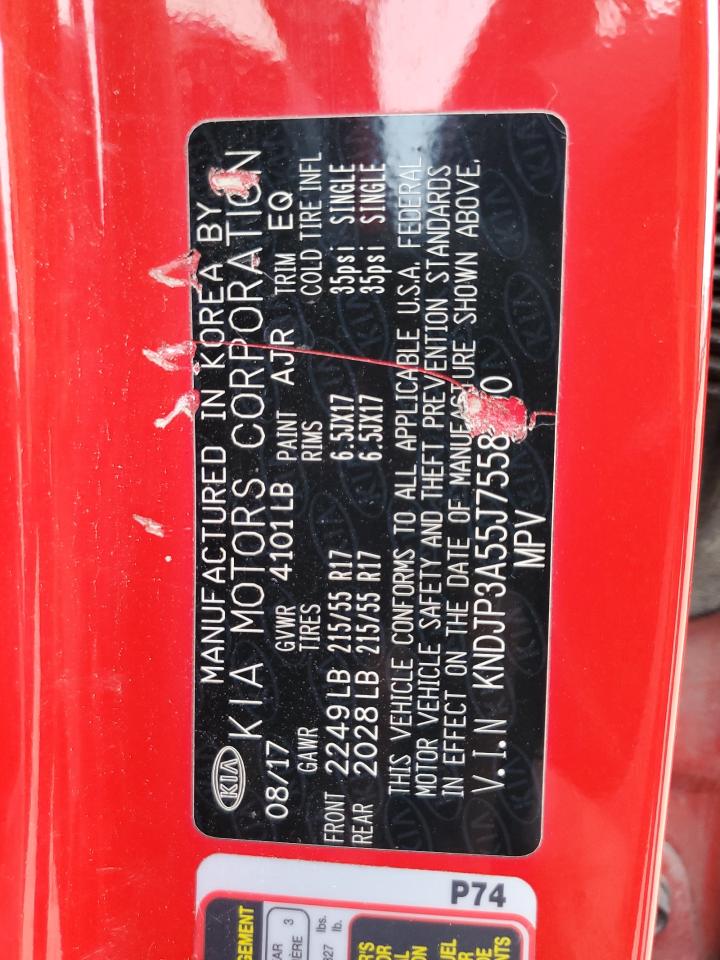 KNDJP3A55J7558690 2018 Kia Soul +