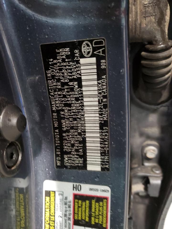 2T1BURHE8EC131112 2014 Toyota Corolla L