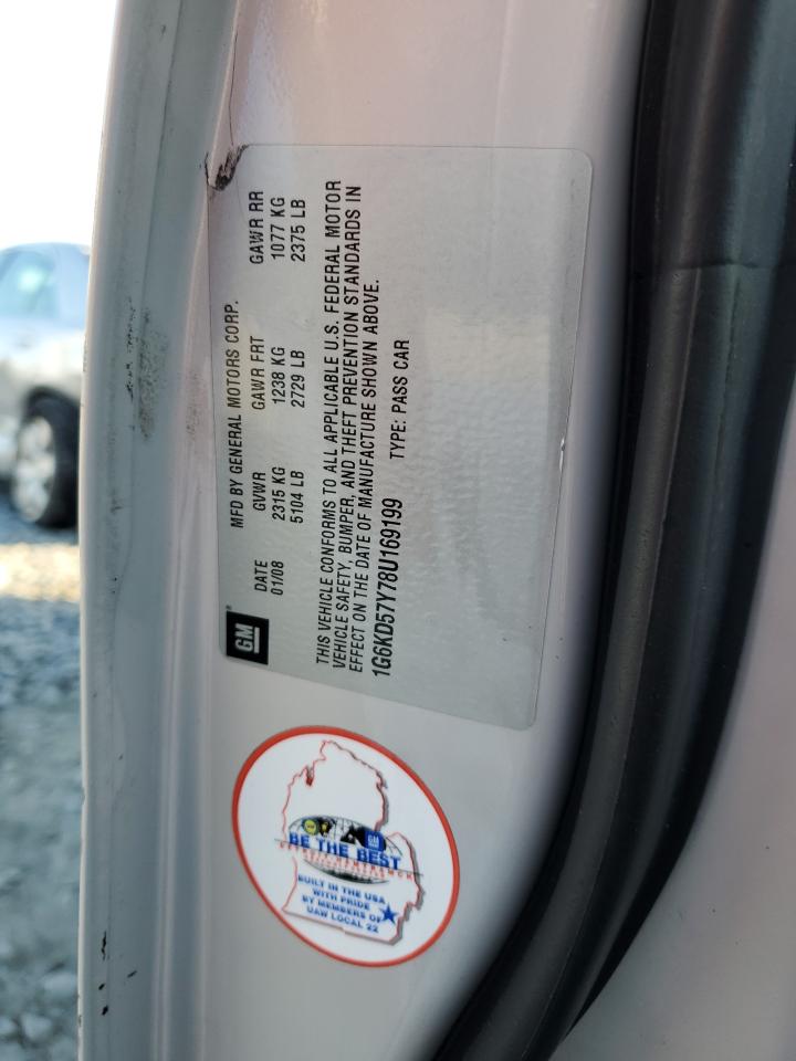 1G6KD57Y78U169199 2008 Cadillac Dts