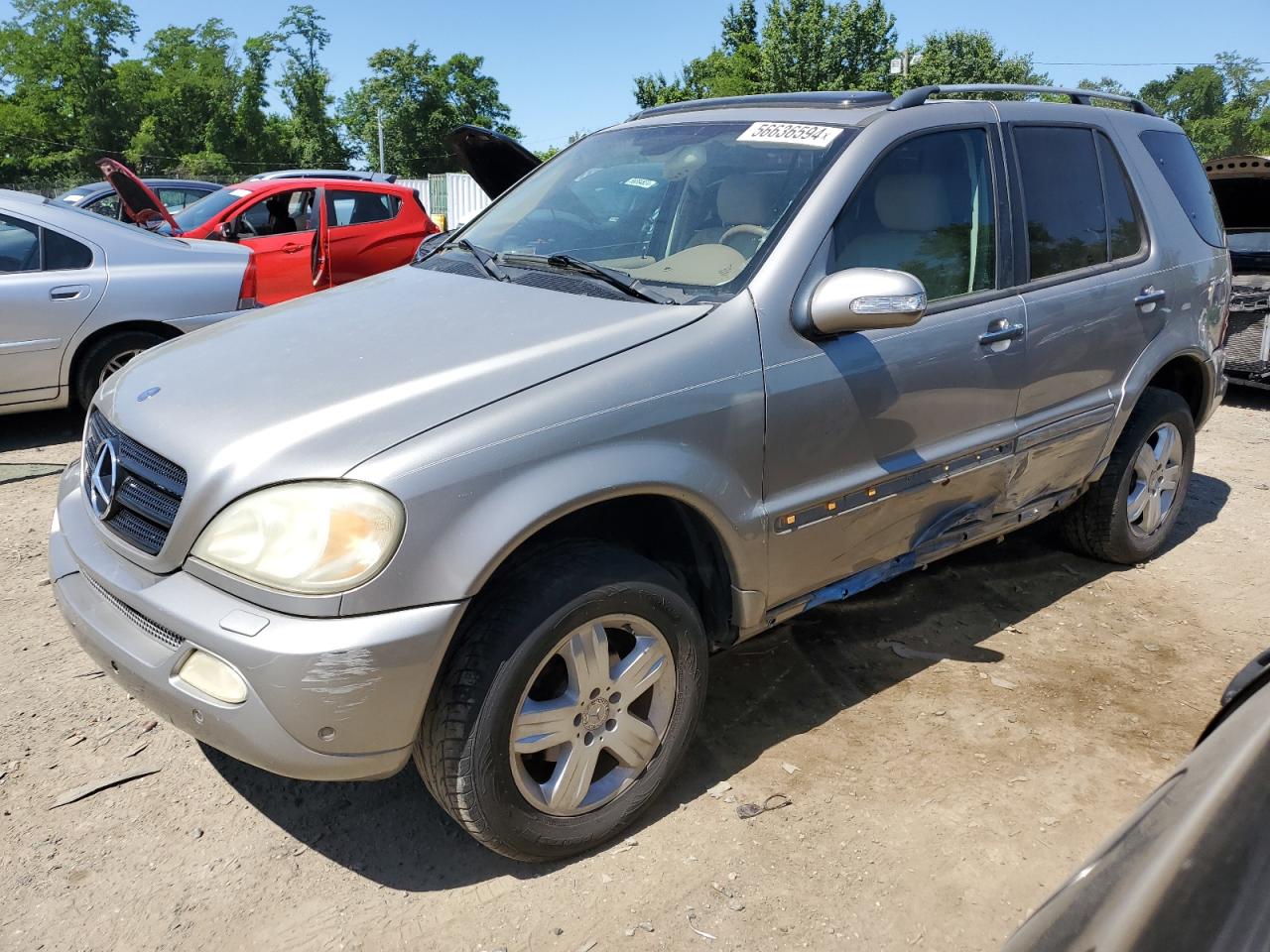 4JGAB57E35A542204 2005 Mercedes-Benz Ml 350