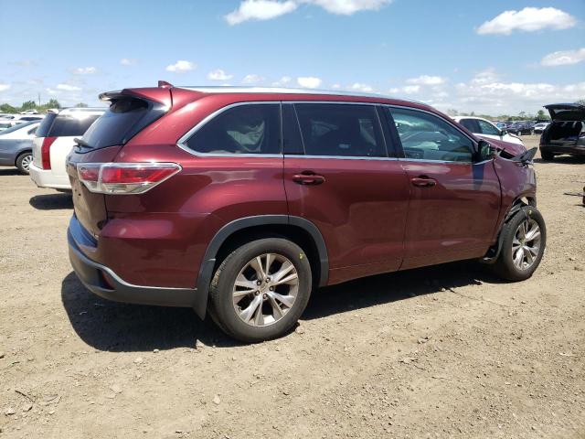 2014 Toyota Highlander Xle VIN: 5TDJKRFH0ES048022 Lot: 56118614