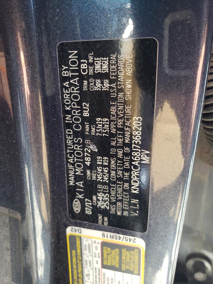 KNDPRCA68J7368203 2018 Kia Sportage Sx