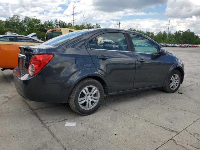 CHEVROLET SONIC LT 2015 gray sedan 4d gas 1G1JC5SH1F4140452 photo #4