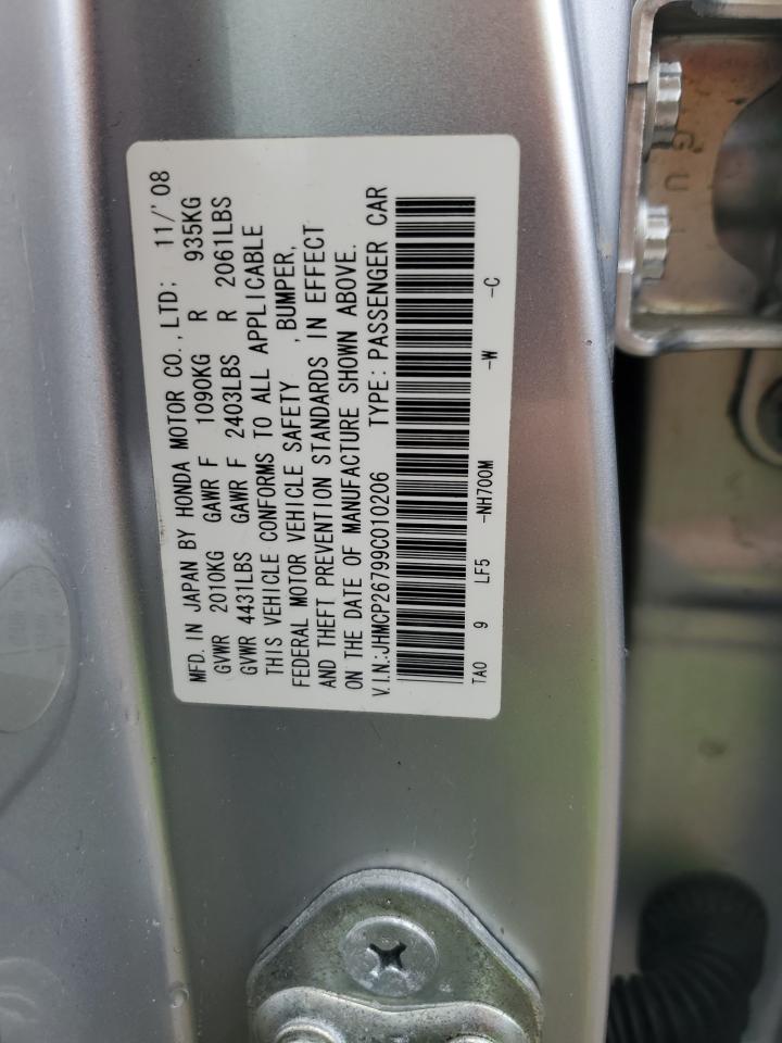 JHMCP26799C010206 2009 Honda Accord Ex