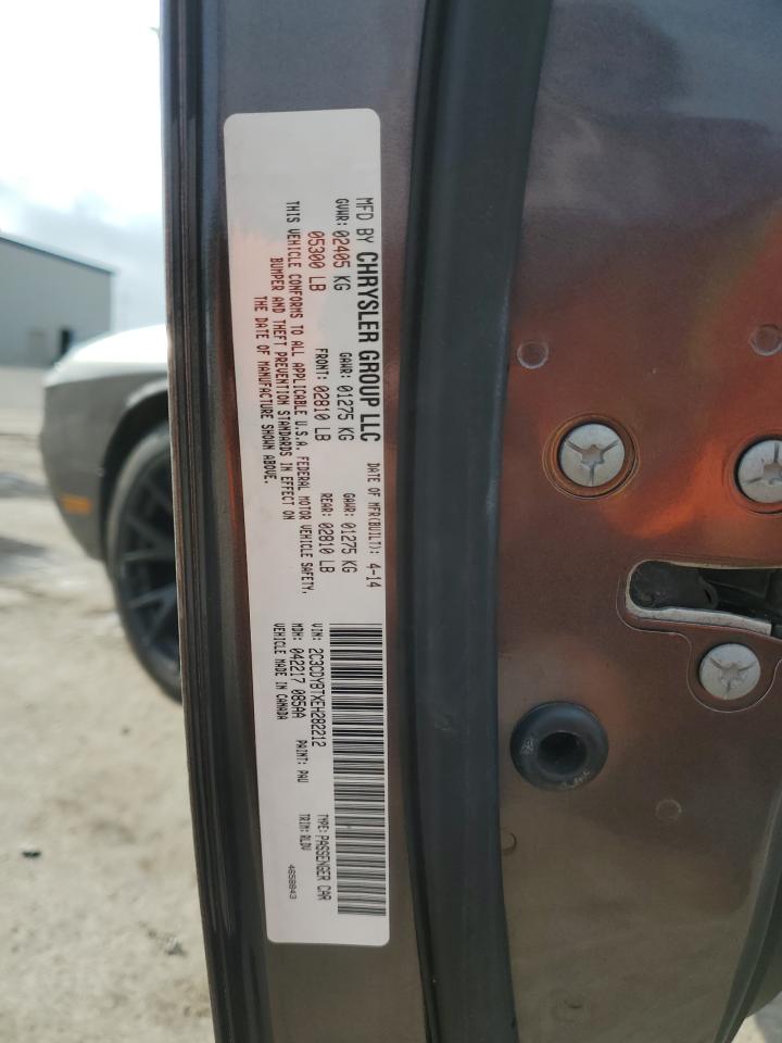 2C3CDYBTXEH282212 2014 Dodge Challenger R/T