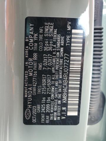 2024 Hyundai Kona Se VIN: KM8HACAB4RU077277 Lot: 54550714