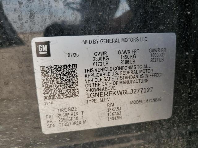 2020 Chevrolet Traverse Ls VIN: 1GNERFKW6LJ277127 Lot: 56930514