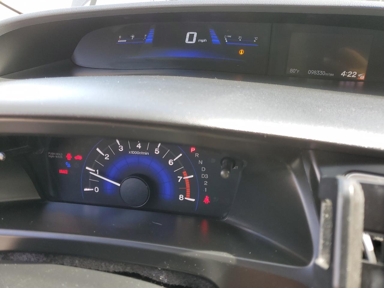 19XFB2F81DE223660 2013 Honda Civic Ex