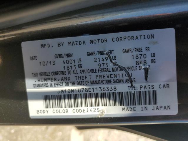 VIN JM1BM1U78E1136338 2014 Mazda 3, Sport no.12