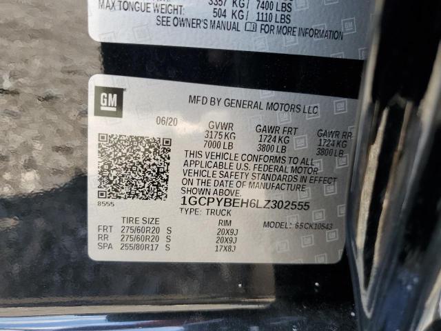 2020 CHEVROLET SILVERADO - 1GCPYBEH6LZ302555