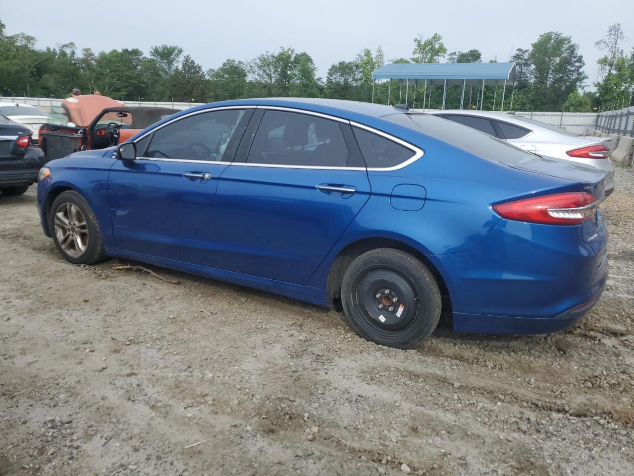 2018 Ford Fusion Se vin: 3FA6P0HD4JR104172