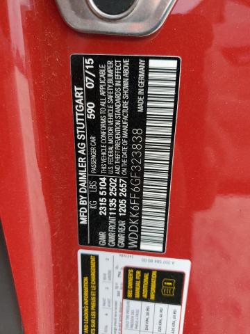 2016 MERCEDES-BENZ 100 WDDKK6FF6GF323838