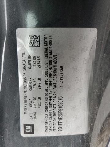 2015 Chevrolet Camaro Lt VIN: 2G1FF1E35F9105075 Lot: 55492854