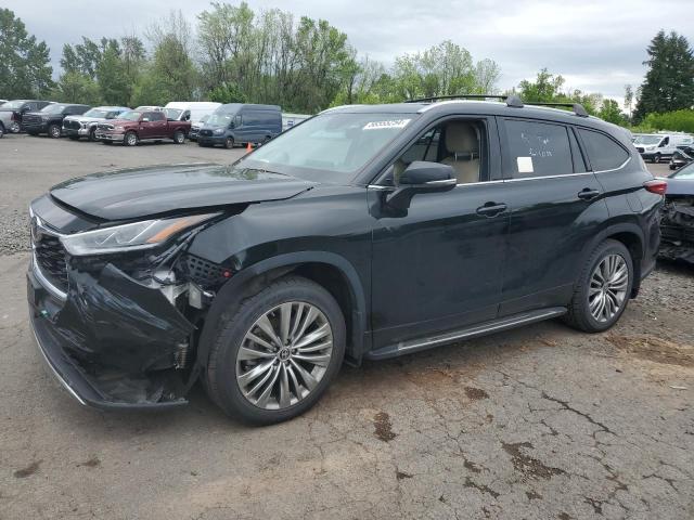 2021 Toyota Highlander Platinum VIN: 5TDFZRBH3MS159783 Lot: 56555254