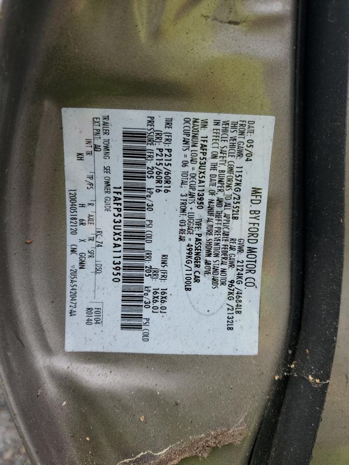 1FAFP53UX5A113950 2005 Ford Taurus Se