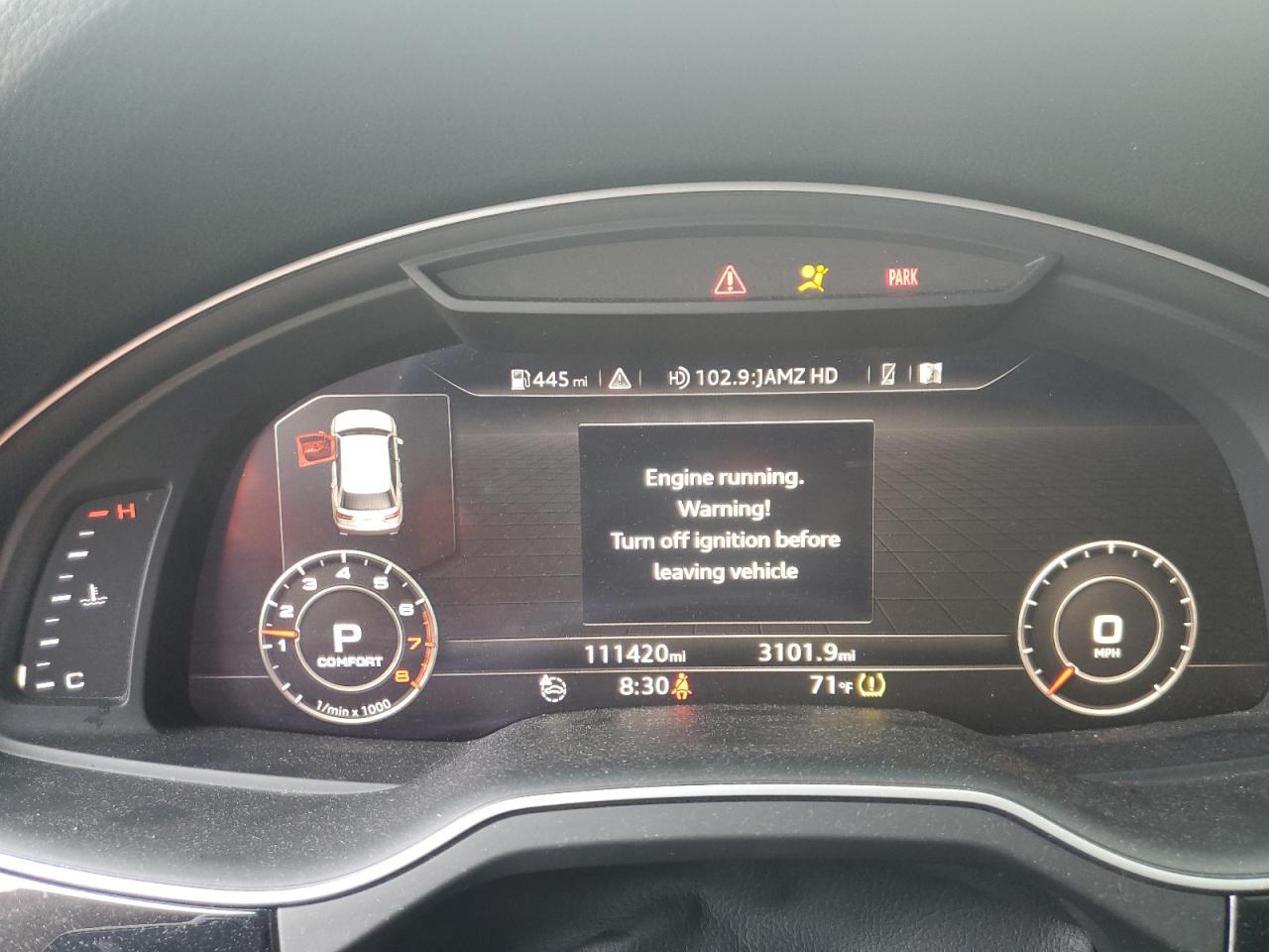 WA1VAAF71HD021483 2017 Audi Q7 Prestige