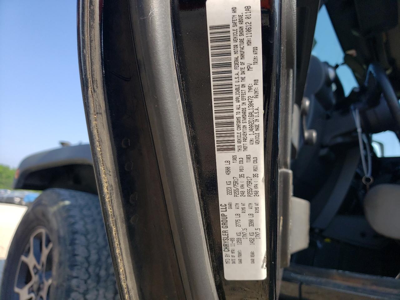 1J4AA2D16AL130472 2010 Jeep Wrangler Sport