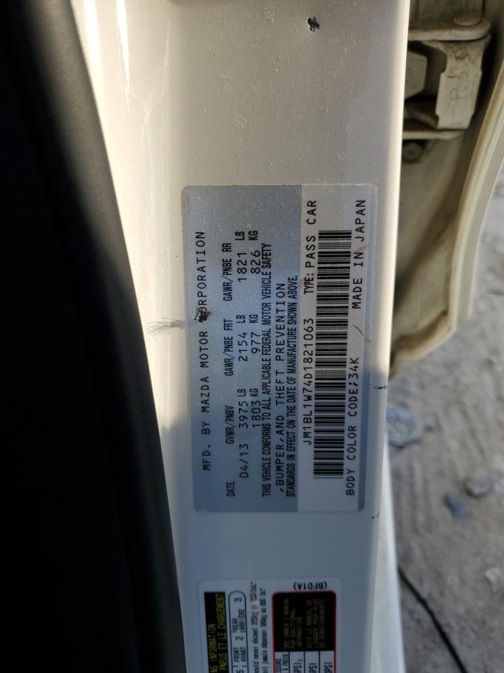 JM1BL1W74D1821063 2013 Mazda 3 I