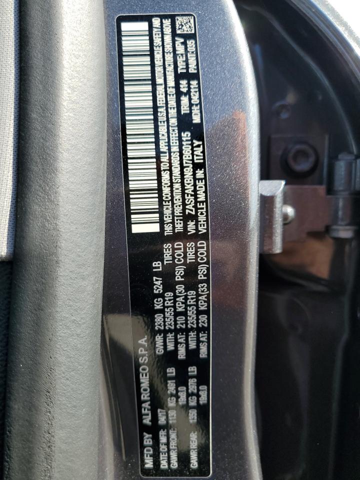 ZASFAKBN9J7B60115 2018 Alfa Romeo Stelvio Ti