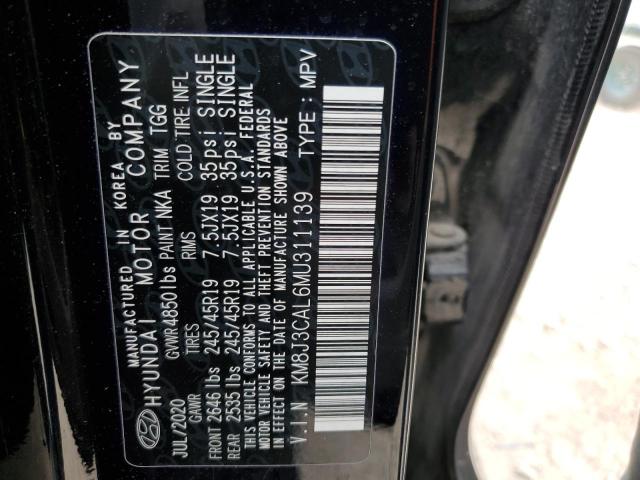 2021 HYUNDAI TUCSON LIM - KM8J3CAL6MU311139