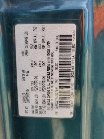 1998 Dodge Ram 1500 VIN: 1B7HC13Y4WJ217670 Lot: 54546934