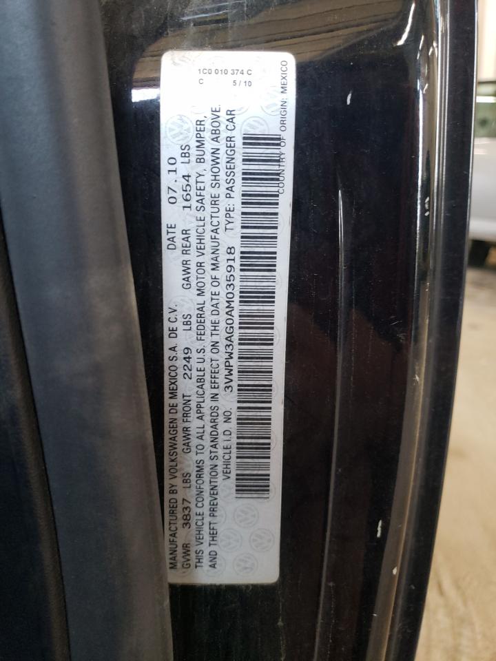 3VWPW3AG0AM035918 2010 Volkswagen New Beetle