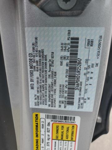 VIN 3FA6P0HD5JR252847 2018 Ford Fusion, SE no.12