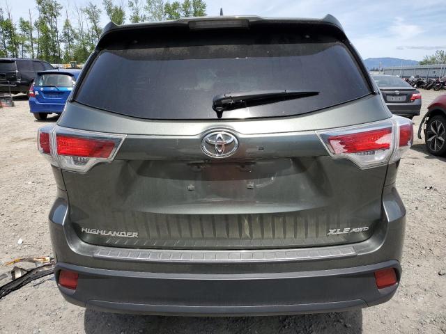 2015 Toyota Highlander Xle VIN: 5TDJKRFH0FS108365 Lot: 54774994