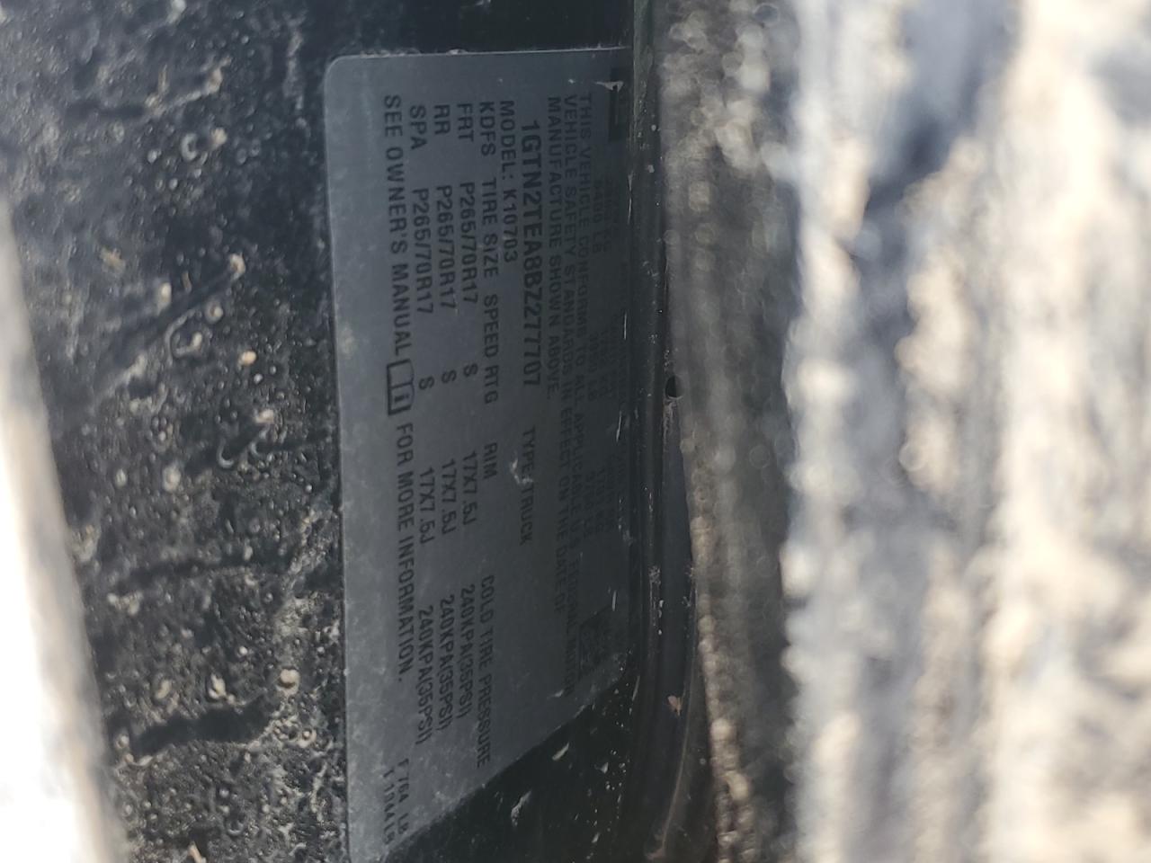 1GTN2TEA8BZ277707 2011 GMC Sierra K1500